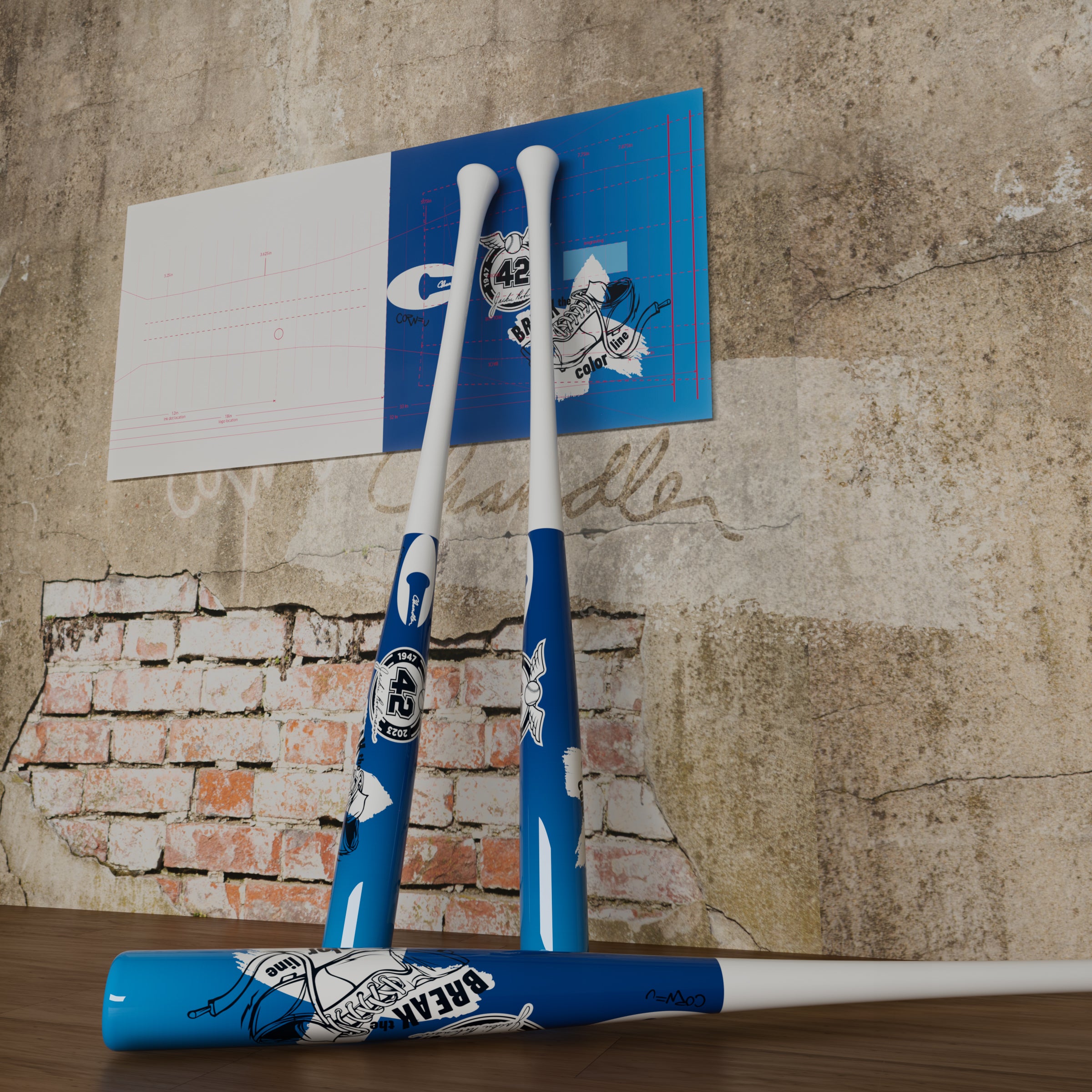 M*９様 チャンドラー　Chandler Bats　S017.4 MAPLE Chandler Bats Momentum Series CC13A Maple Bat (1 each) Delivery or