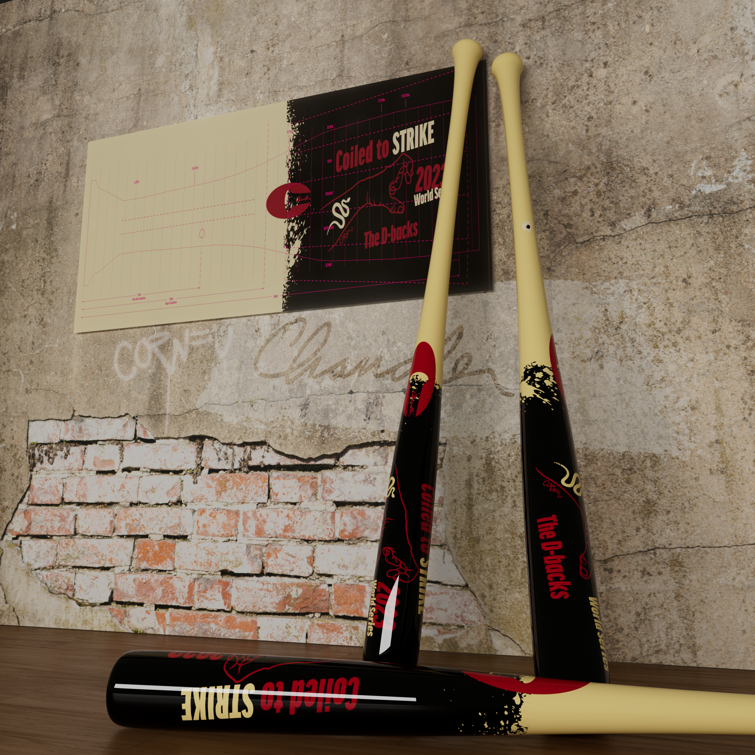 Coiled To Strike! | Limited Edition Chandler Bat Coiled To Strike! | Limited Edition Chandler Bat