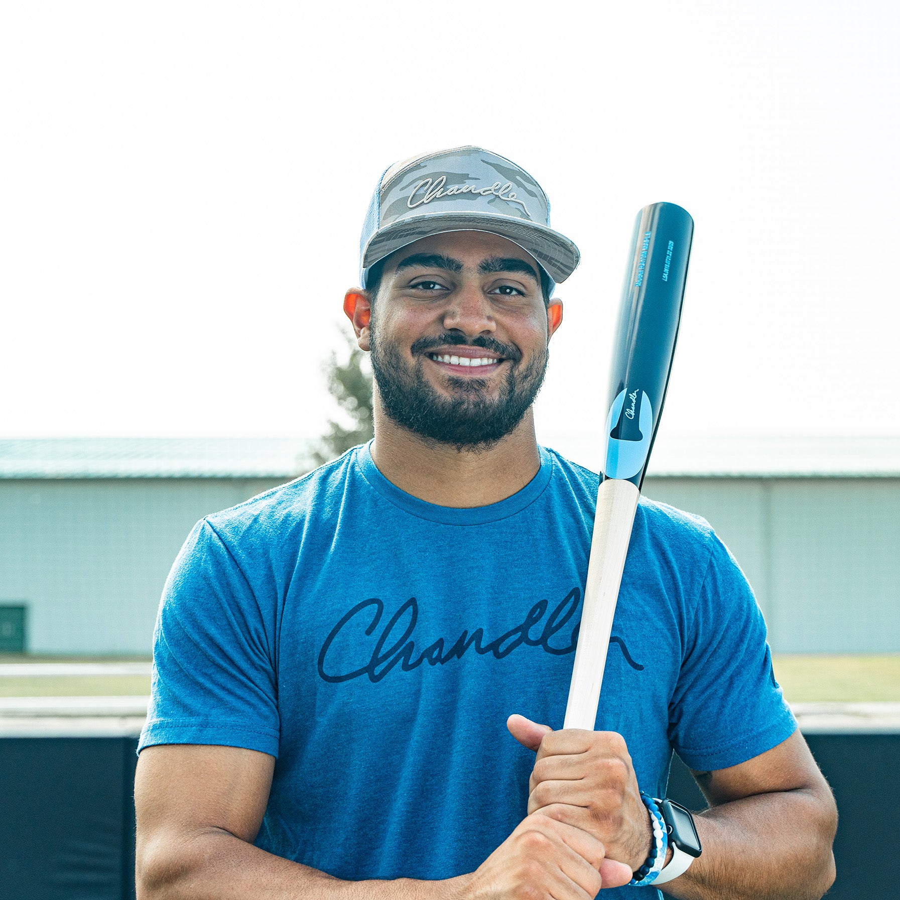 Batte de baseball Chandler CB110 Ash 32 29 oz - canon marron - poignée